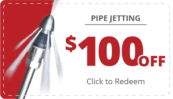 Coupon for pipe jetting.