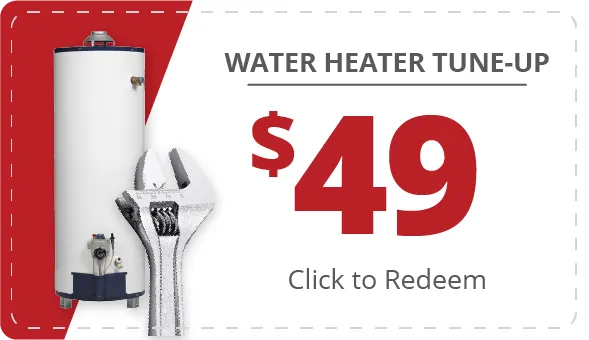 Coupon for Water Heater Tune-up