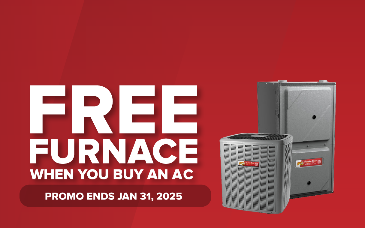 Coupon for Free furnace when you buy an AC.
